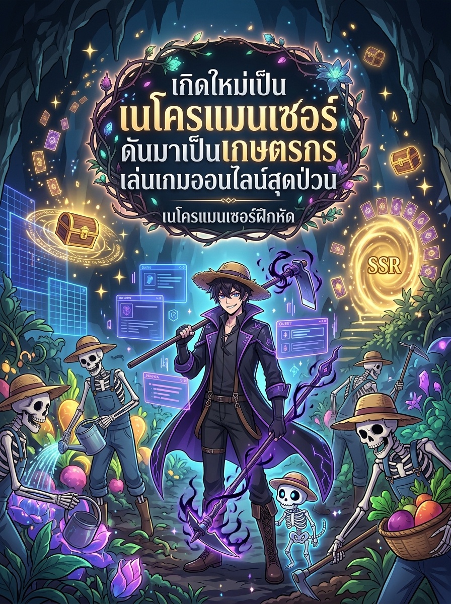 เกิดใหม่เป็นเนโครแมนเซอร์ดันมาเป็นเกษตรกรในเกมออนไลน์สุดป่วน