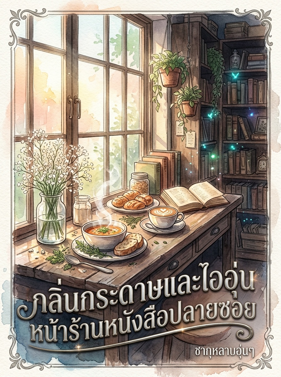 กลิ่นกระดาษและไออุ่นในร้านหนังสือปลายซอย