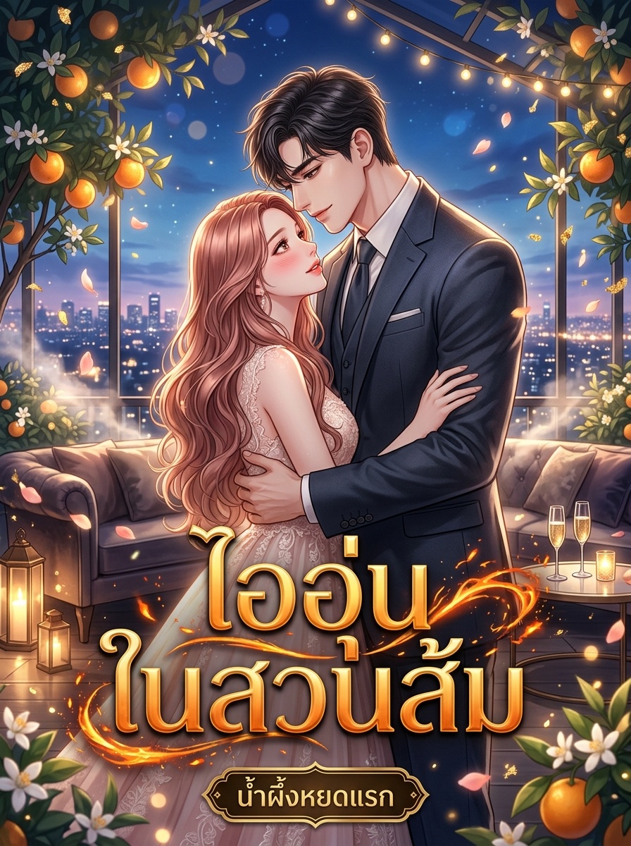 ไอน้ำอุ่นในสวนส้ม