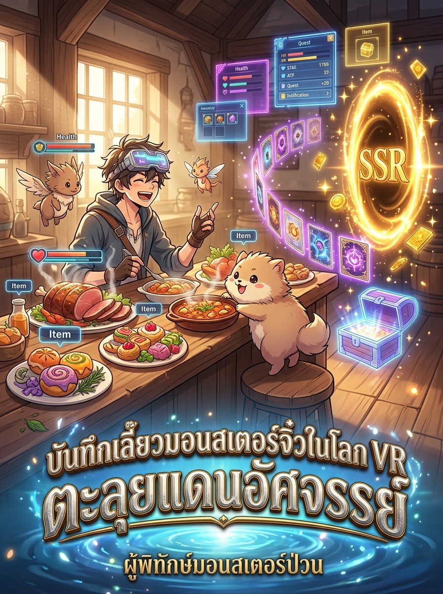 บันทึกเลี้ยวมอนสเตอร์จิ๋วในโลก VR ตะลุยแดนอัศจรรย์