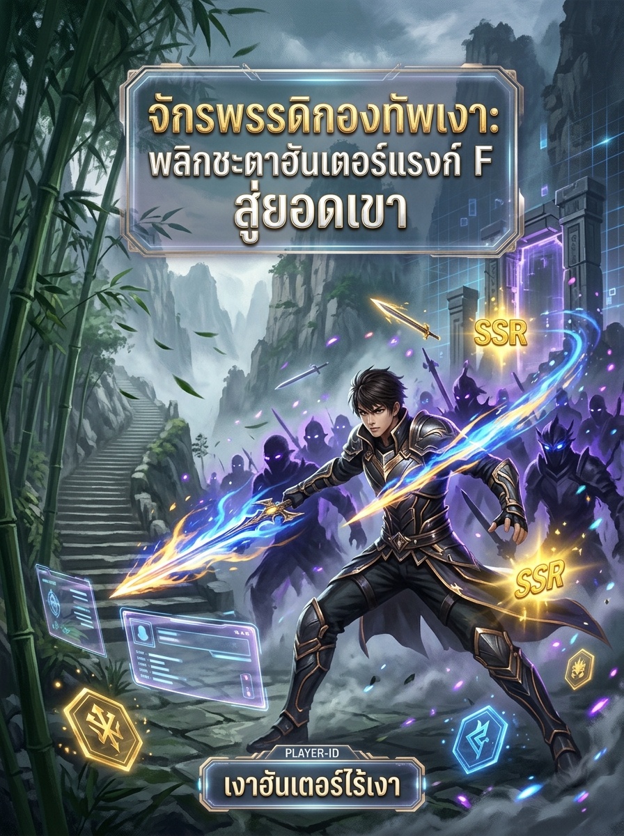 จักรพรรดิกองทัพเงา: พลิกชะตาฮันเตอร์แรงก์ F สู่จุดสูงสุด