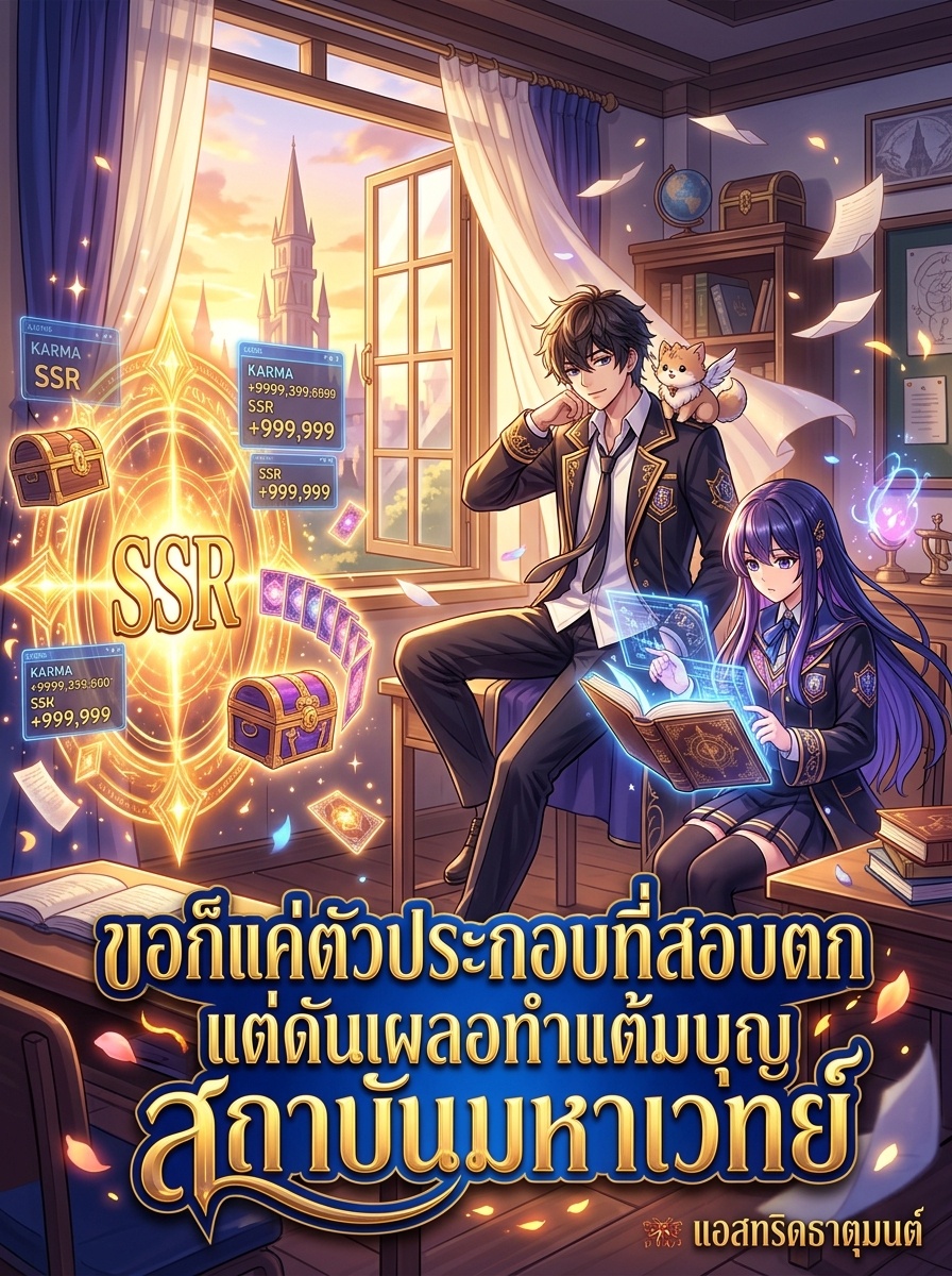 ขอเป็นแค่ตัวประกอบที่สอบตก แต่ดันเผลอทำแต้มบุญล้นสถาบันมหาเวท