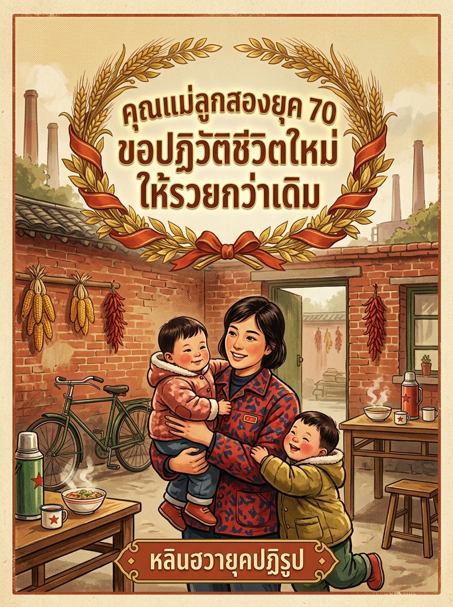 คุณแม่ลูกสองยุค 70 ขอปฏิวัติชีวิตใหม่ให้ร่ำรวยกว่าเดิม