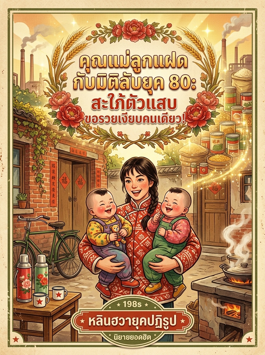 คุณแม่ลูกแฝดกับมิติลับยุค 80: สะใภ้ตัวแสบขอรวยเงียบๆ คนเดียว!