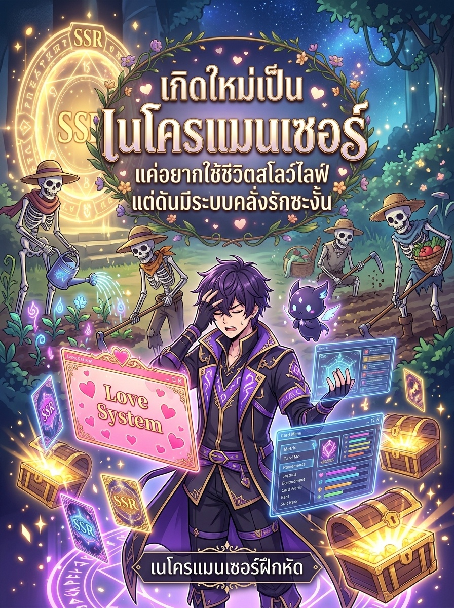 เกิดใหม่เป็นเนโครแมนเซอร์ ก็แค่จะใช้ชีวิตสโลว์ไลฟ์แต่ดันมีระบบคลั่งรัก