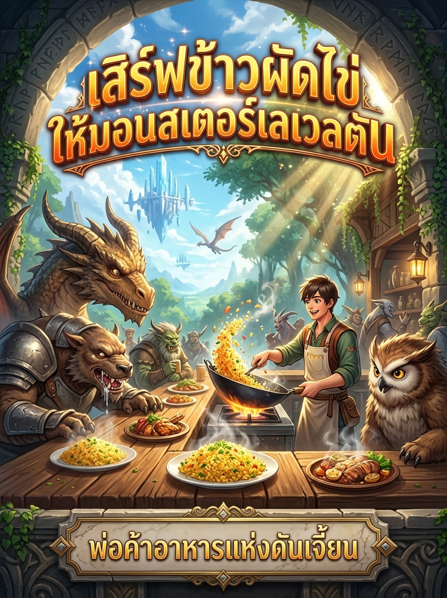 เสิร์ฟข้าวผัดไข่ให้มอนสเตอร์เลเวลตัน