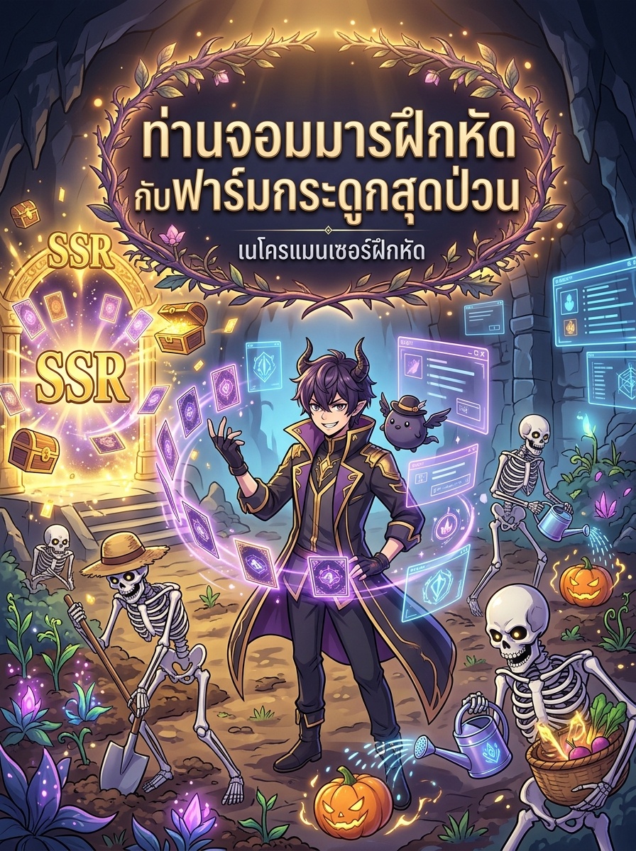 ท่านจอมมารฝึกหัดกับฟาร์มโครงกระดูกสุดป่วน