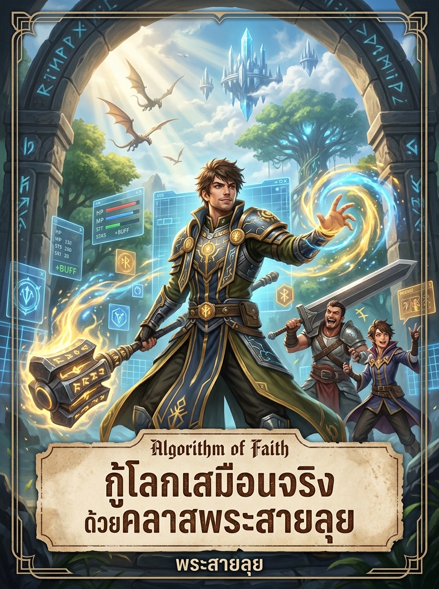 อัลกอริทึมแห่งศรัทธา: กู้ระบบโลกเสมือนด้วยอาชีพพรีสต์สายปะทะ