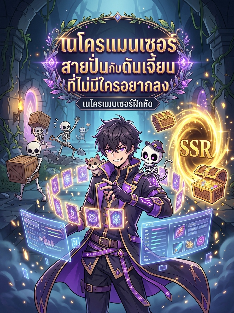 เนโครแมนเซอร์สายปั่นกับดันเจี้ยนที่ไม่มีใครอยากลง