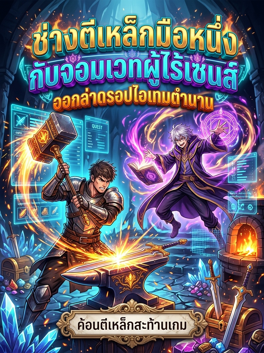 ช่างตีเหล็กมือหนึ่งกับจอมเวทผู้ไร้เซนส์: ออกล่าดรอปไอเทมในตำนาน