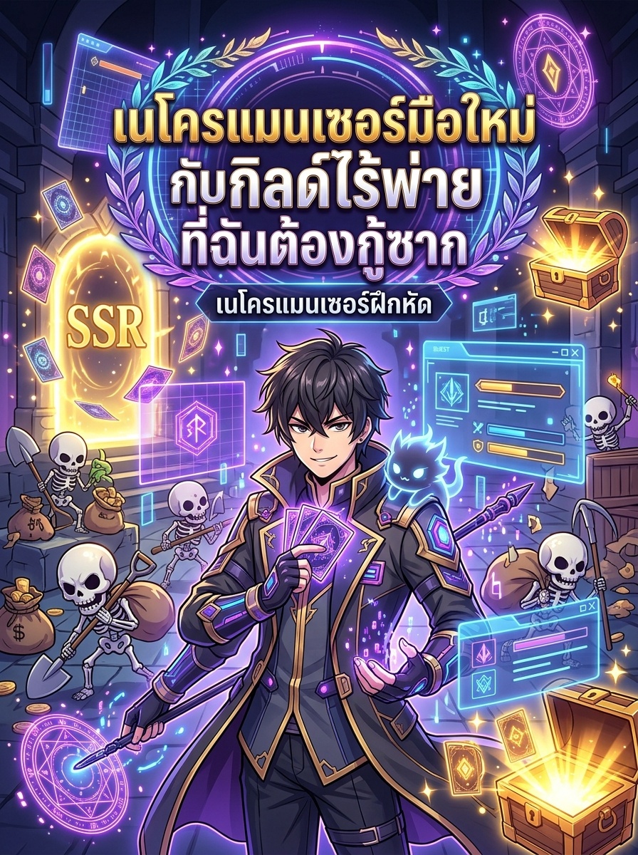 เนโครแมนเซอร์มือใหม่กับกิลด์ไร้พ่ายที่ผมต้องกู้ซาก