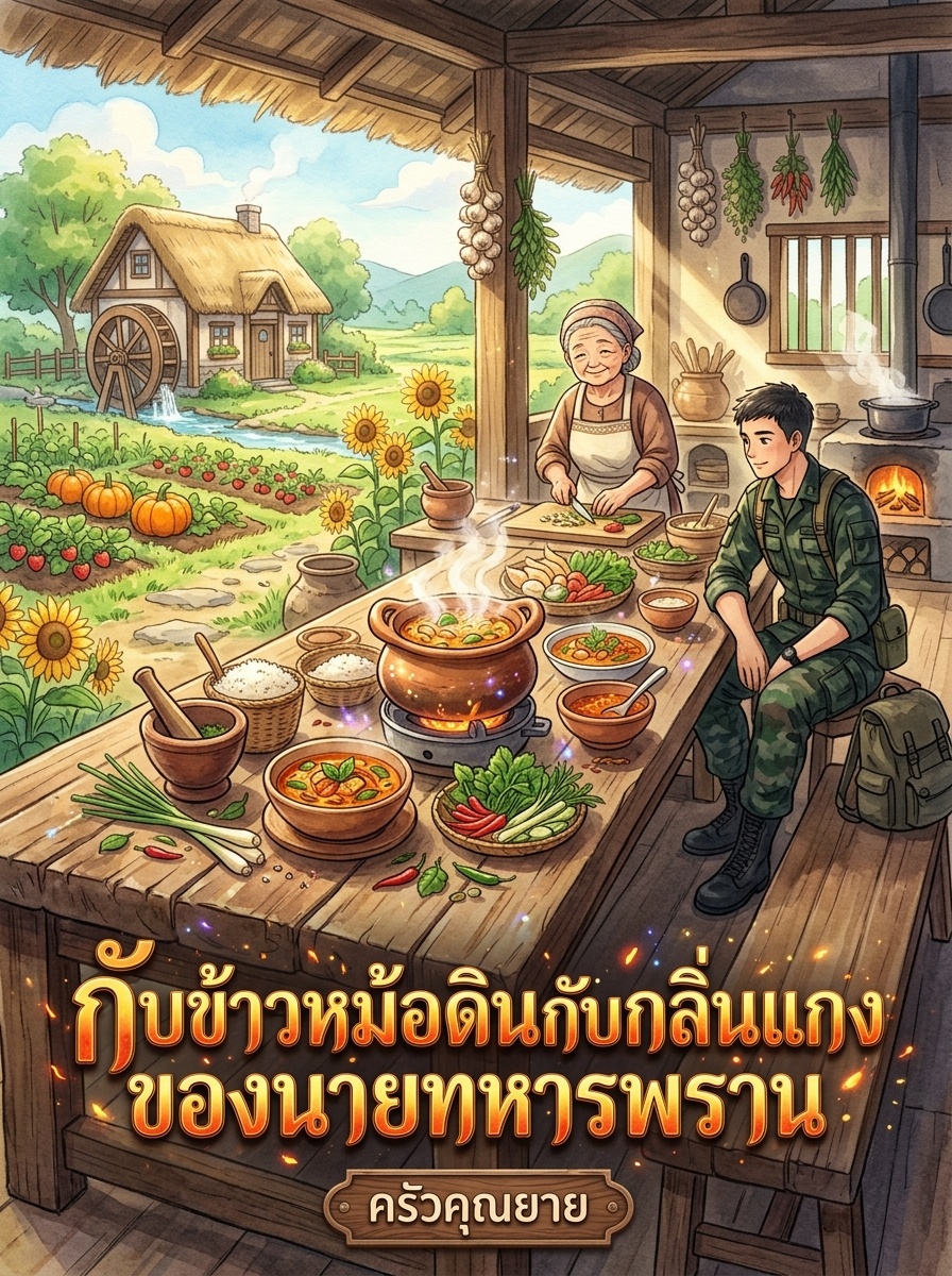 กับข้าวหม้อดินกับกลิ่นแกงของนายทหารพราน