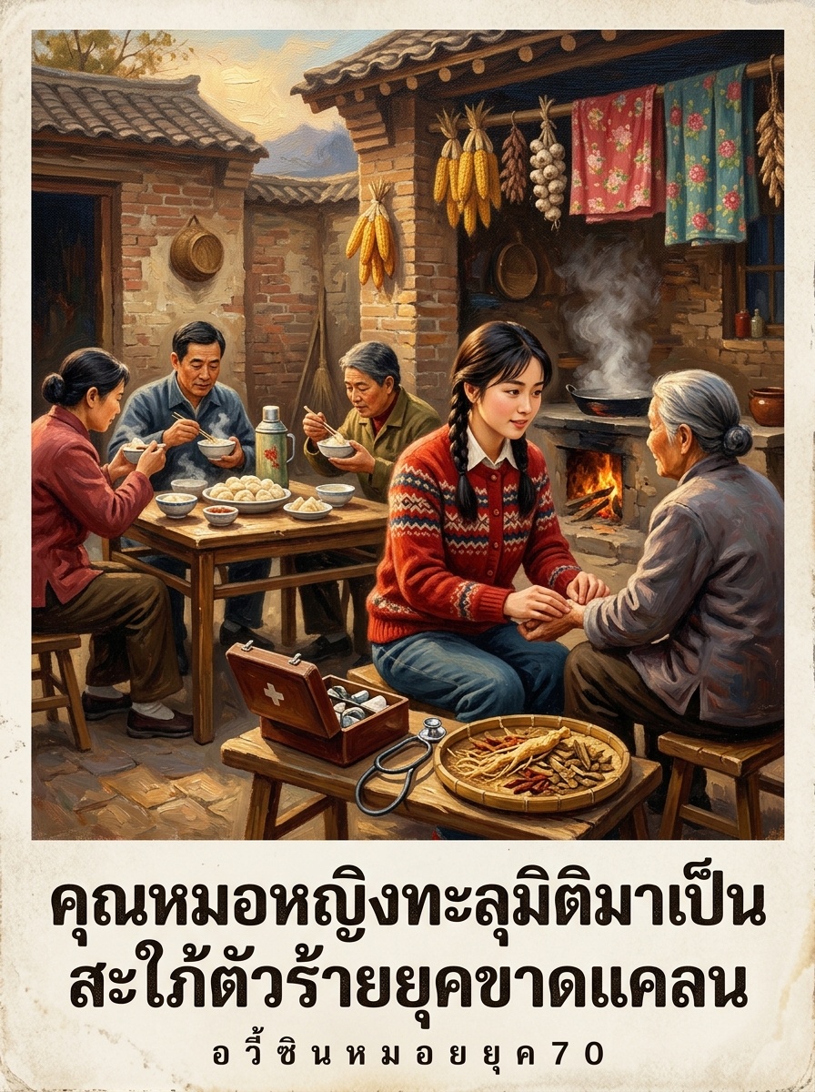 คุณหมอหญิงทะลุมิติมาเป็นสะใภ้ตัวร้ายในยุคขาดแคลน