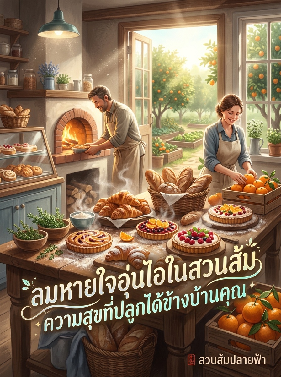 ลมหายใจอุ่นไอในสวนส้ม: ความสุขที่ปลูกได้ข้างบ้านคุณ