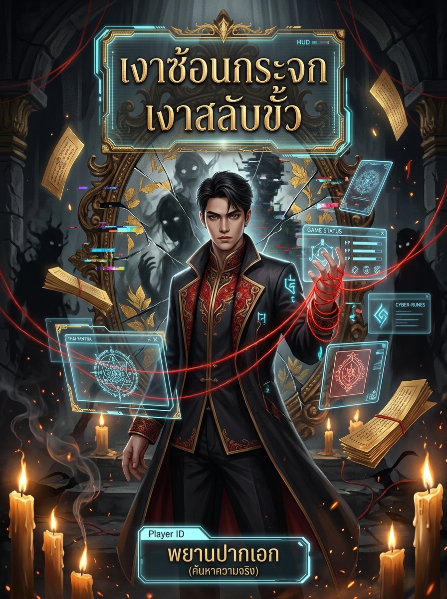 เงาซ้อนกระจกเงาสลับขั้ว
