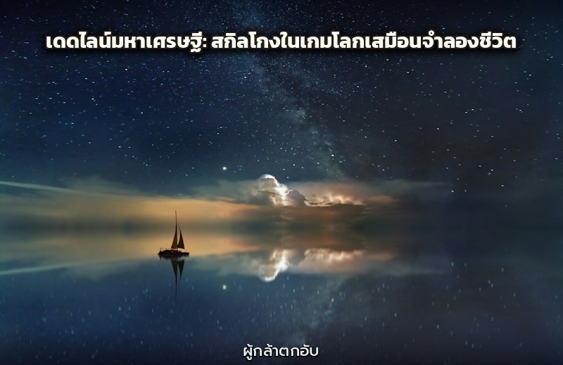 เดดไลน์มหาเศรษฐี: สกิลโกงในเกมโลกเสมือนจำลองชีวิต